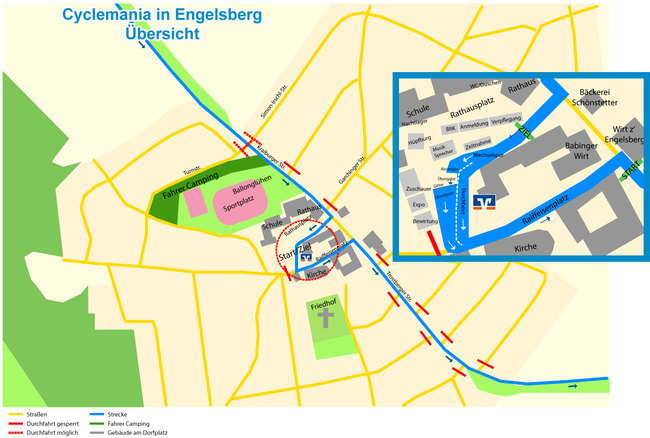 radeln und helfen 24h 2015 - Übersichtskarte Engelsberg